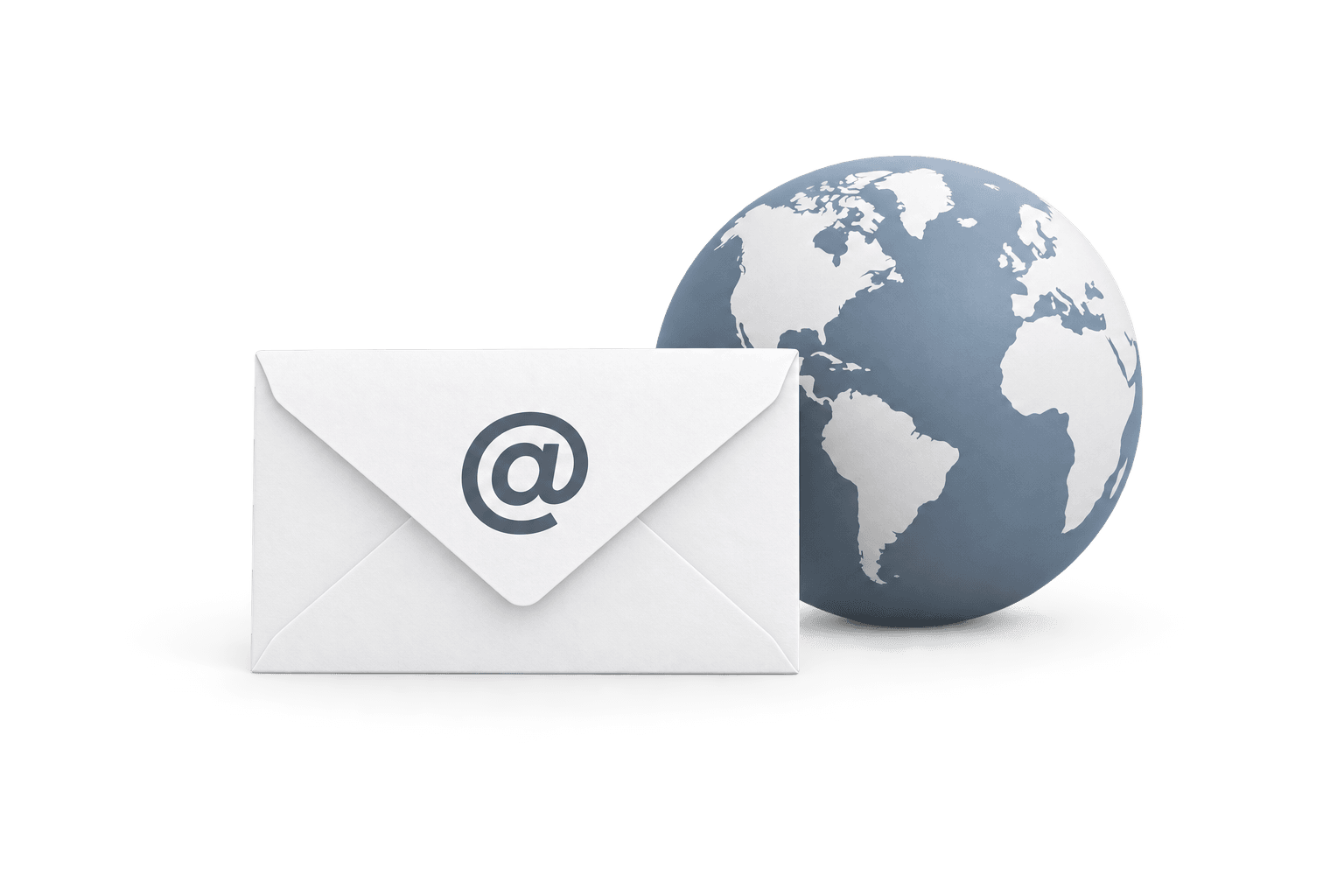 Envelope and custom-domain email address symbols
