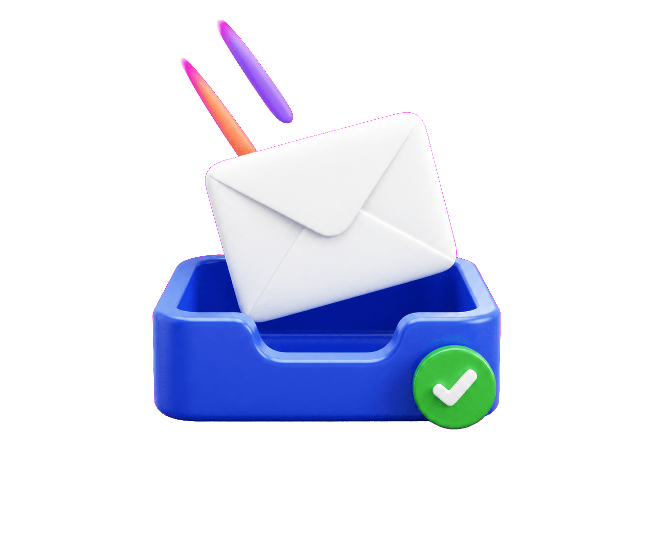 An email delivered successfully to a private test inbox