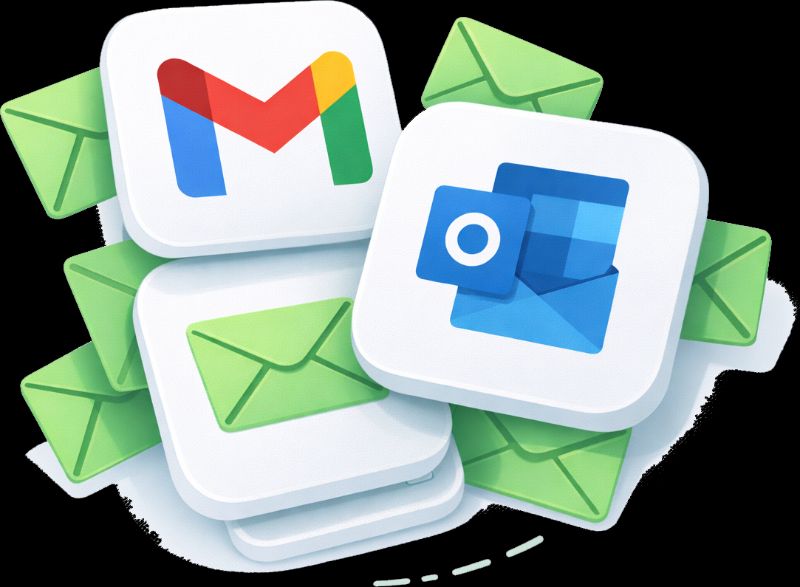 Gmail, Outlook and programmable email accounts