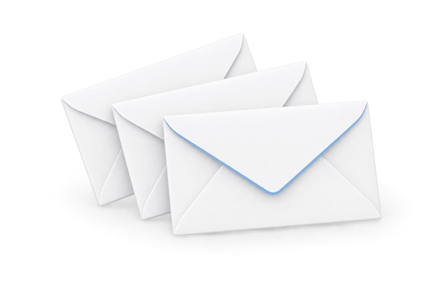 Separate envelopes for independent test inboxes