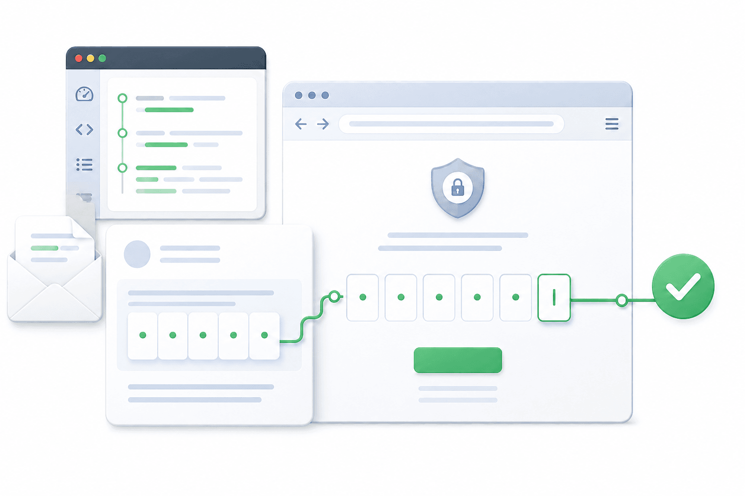 Selenium browser test extracting a verification code from email