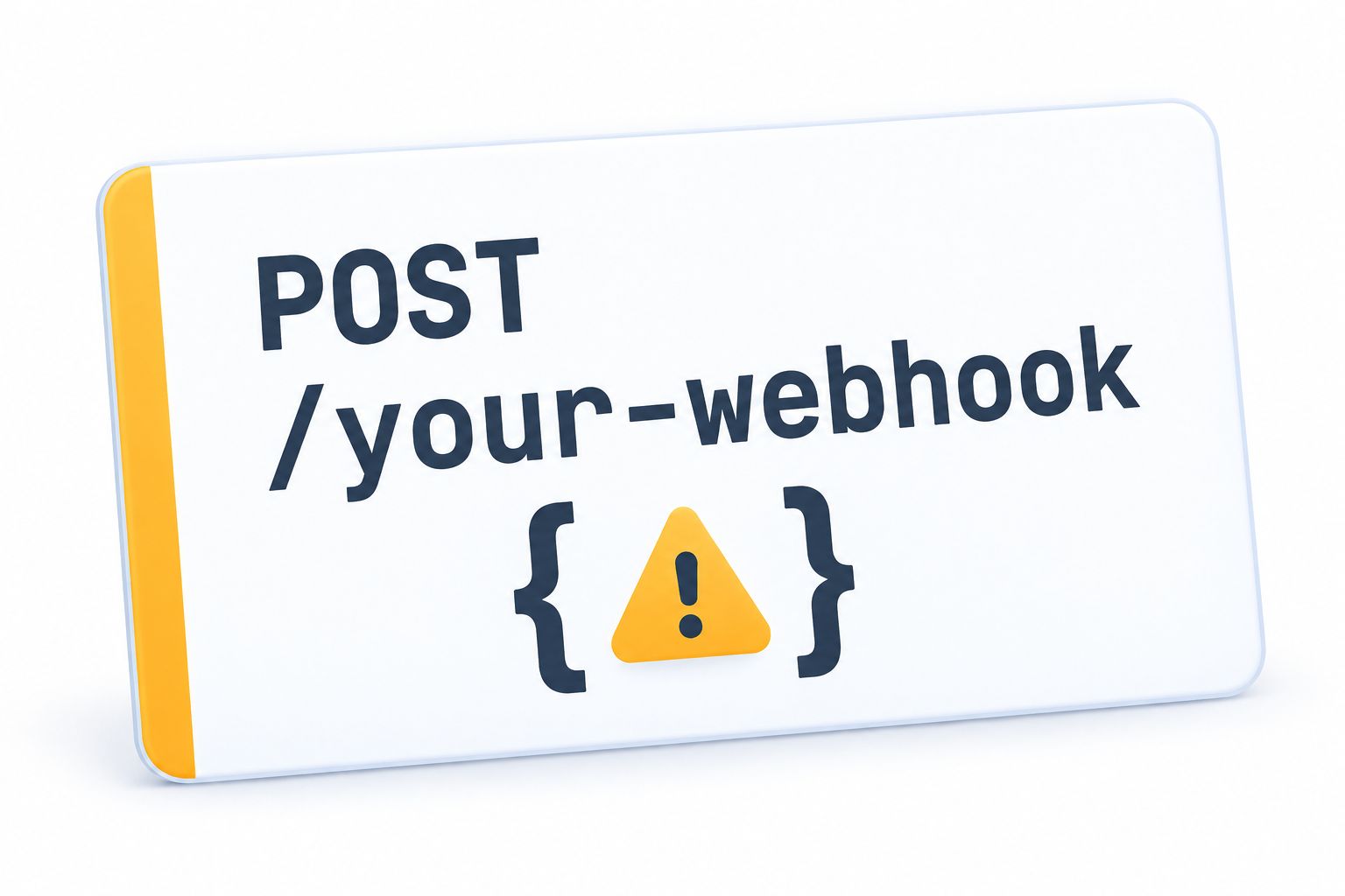 Illustrative HTTP POST carrying an alert to your webhook