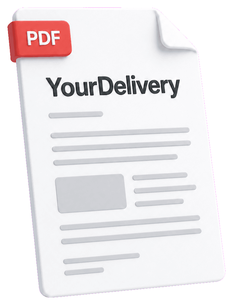PDF attachment received in a private test email inbox