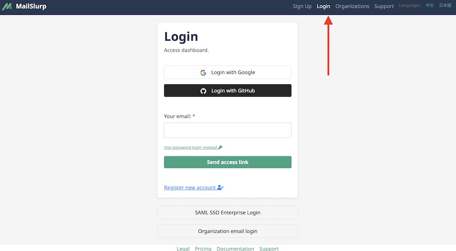 login