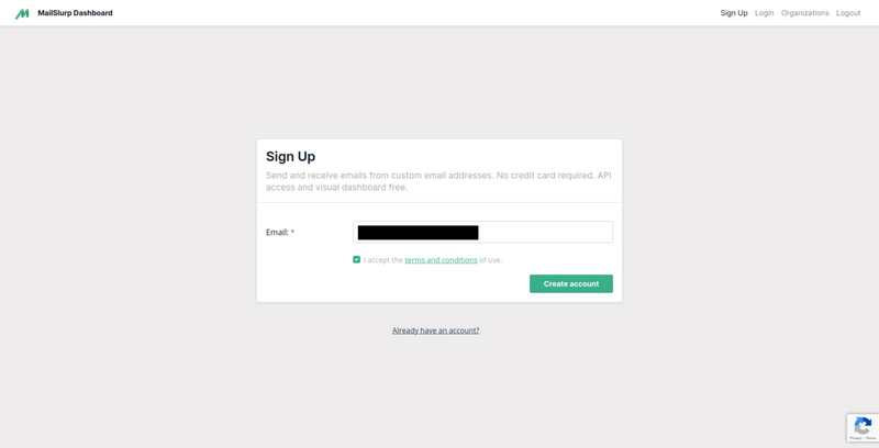 sign up