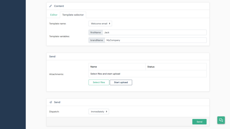 upload attachments