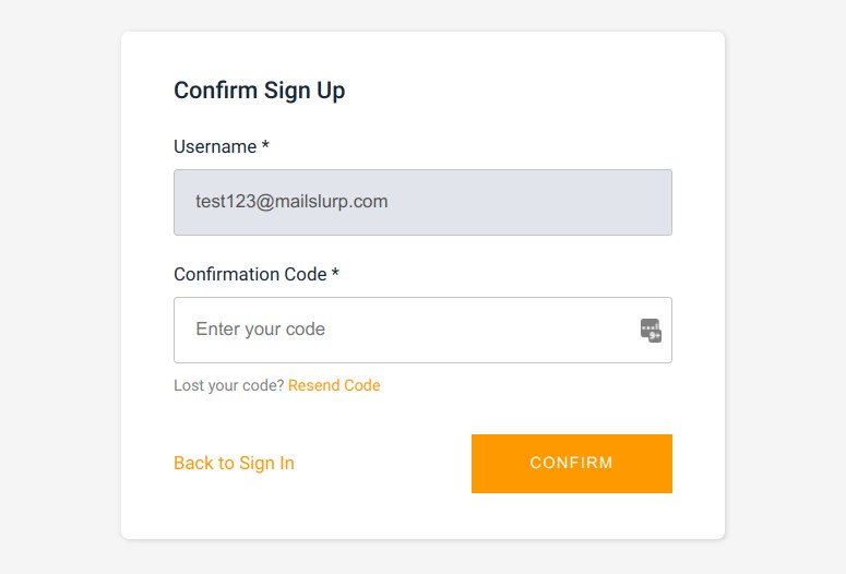 verify user account