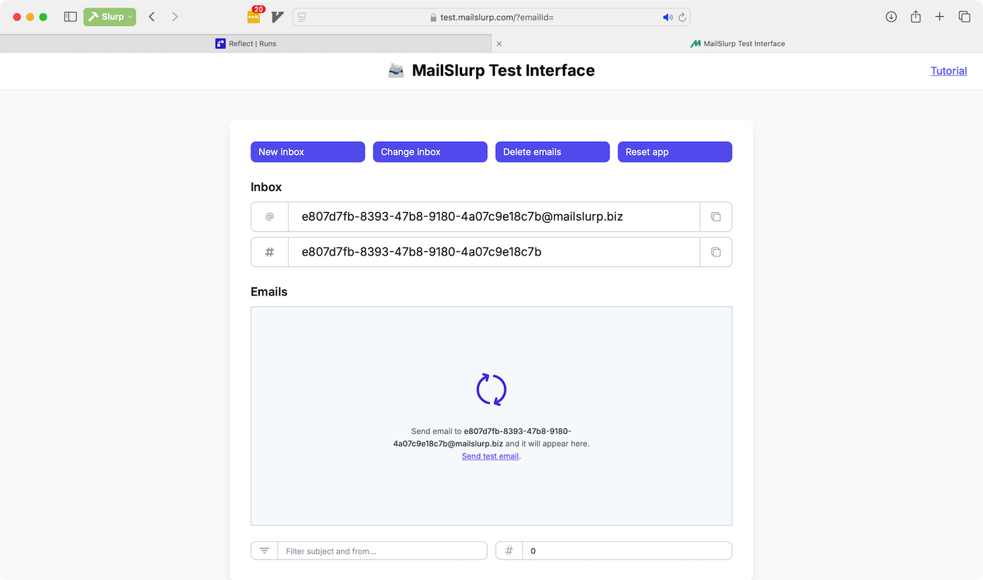 test interface