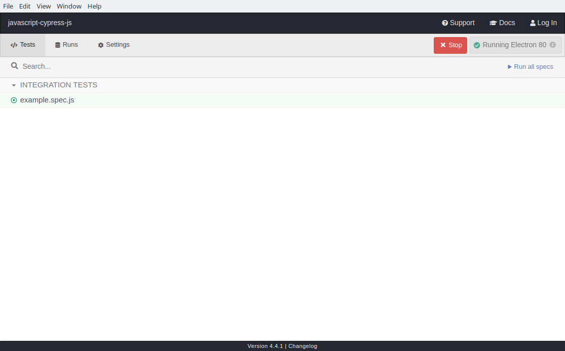 cypress test email cypress test email