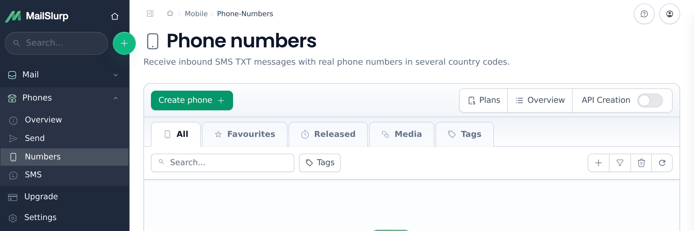 enable sms