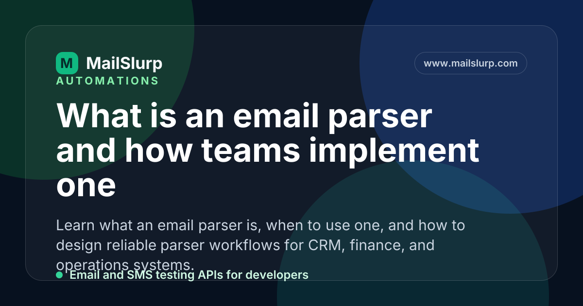 Message Parser What is an email parser and how teams implement one