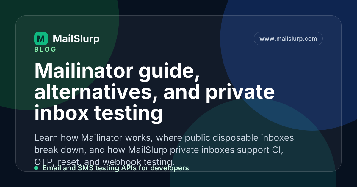 Mailinator Email Mailinator guide, alternatives, and private inbox testing