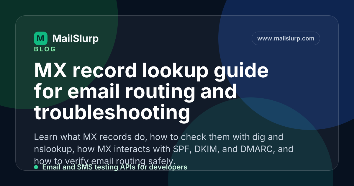 MX record lookup guide for email routing and troubleshooting