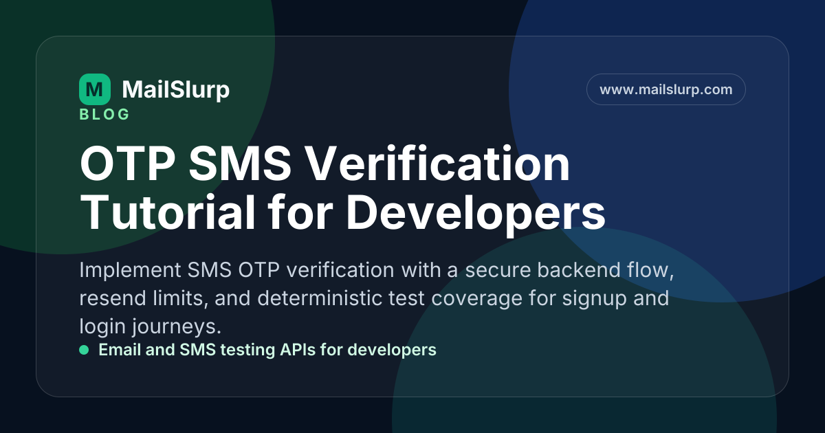 OTP SMS Verification Tutorial for Developers