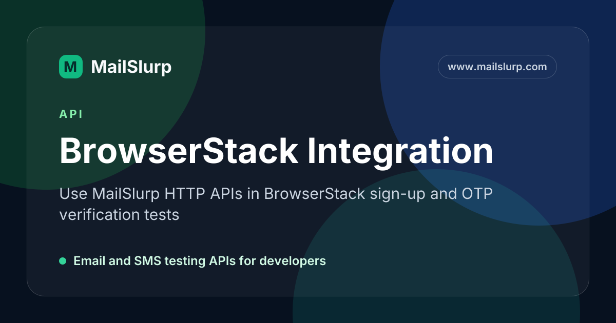 BrowserStack Integration
