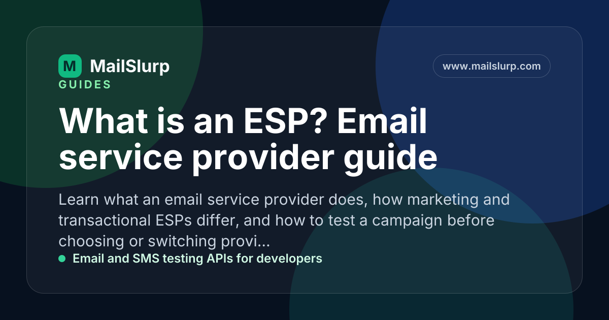 What is an ESP? Email service provider guide