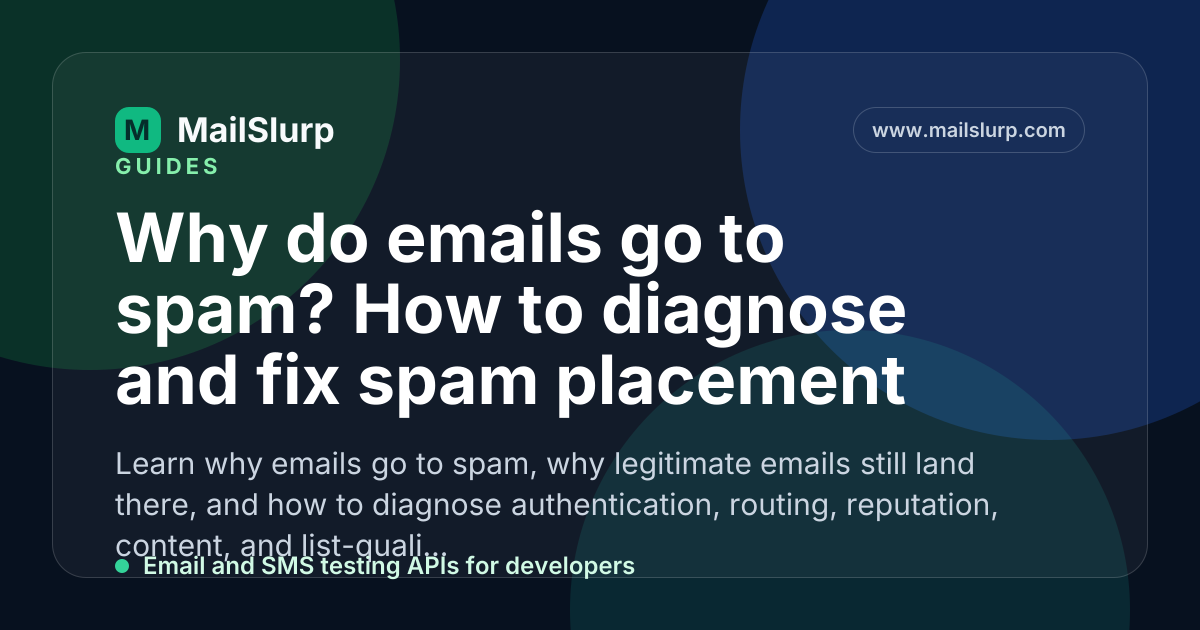 Why do emails go to spam? How to diagnose and fix spam placement